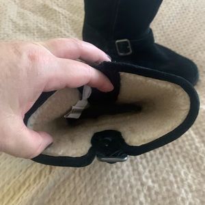 NO LONGER FOR SALE. SOLD privately. Black suede UGG Chaney boots! Gently